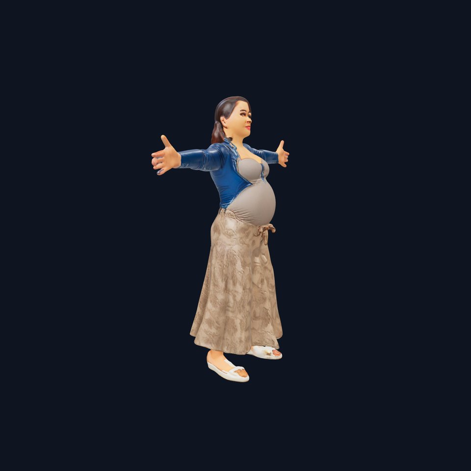 Elegant Casual Maternity model pack